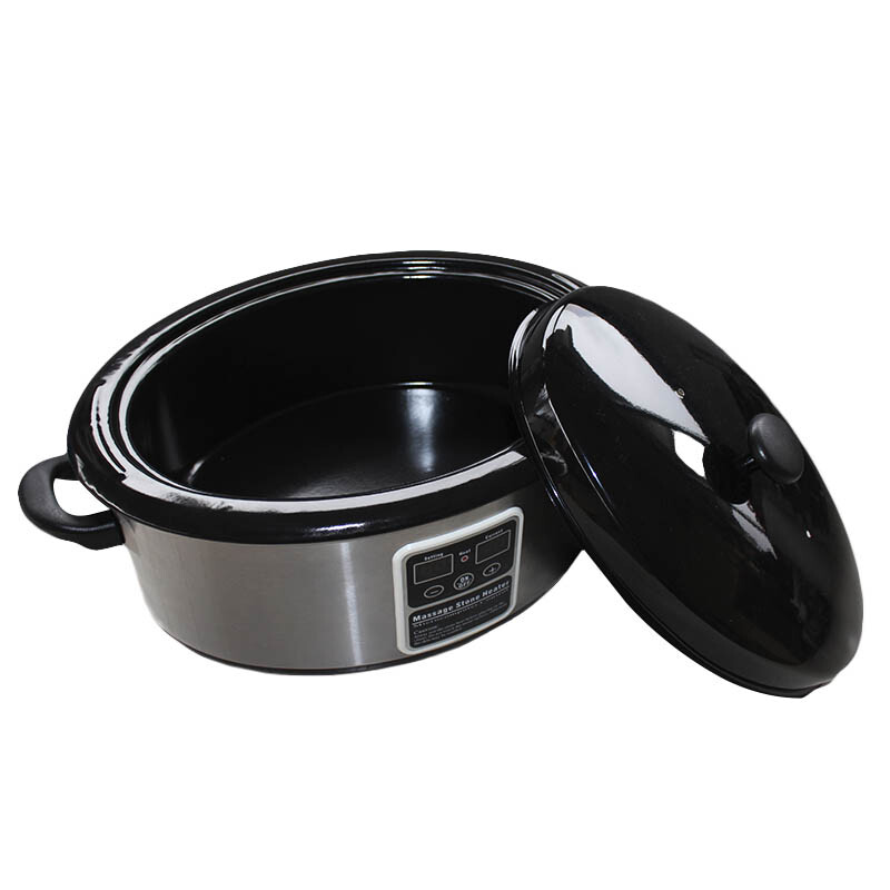 SCALDA PIETRE PENTOLA SCALDA PIETRE HOT STONE PIETRE BASALTICHE MASSAGGIO 8lt