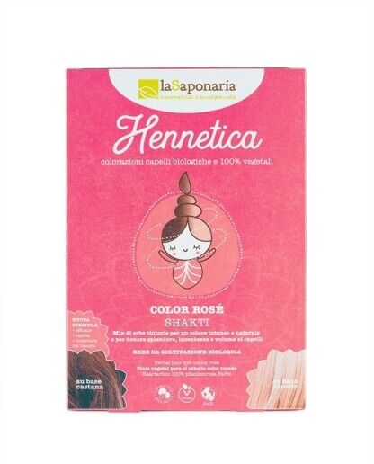 La saponaria - Tinta vegetale Hennetica ROSE' - Shakti