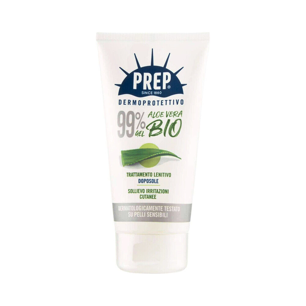 Prep Dermoprotettivo Doposole Lentivo Gel Bio Aloe Vera Pelli Sensibili 150Ml