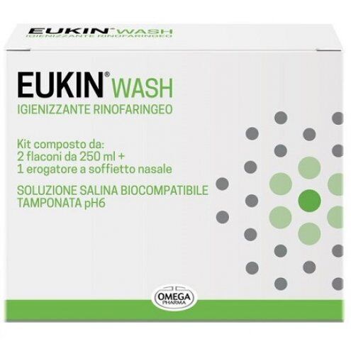 EUKIN® WASH KIT Omega Pharma 2 Flaconi 250ml