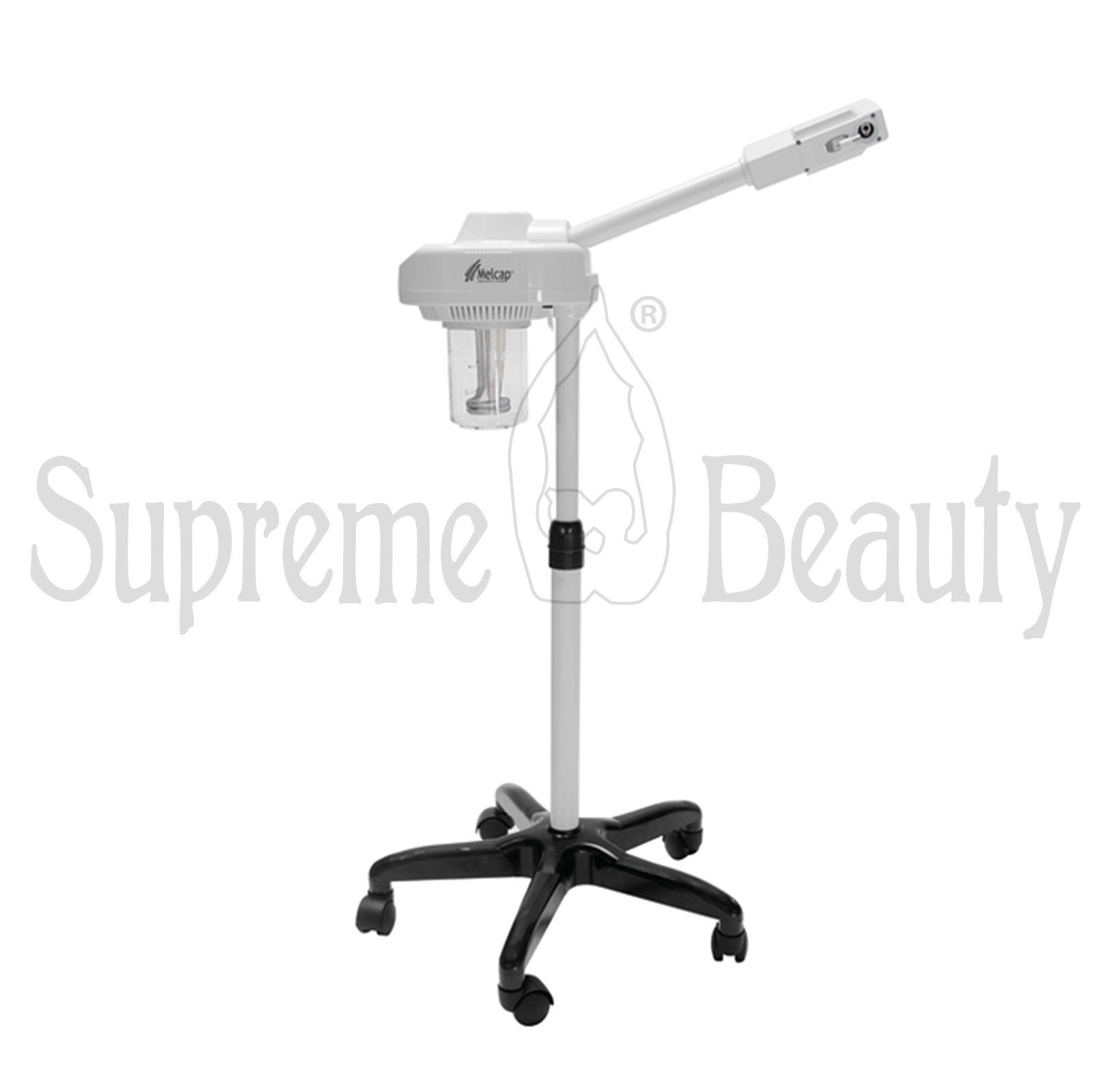 VAPORIZZATORE VISO OZONO CON STATIVO PROFESSIONALE ESTETISTA BRACCIO ORIENTABILE