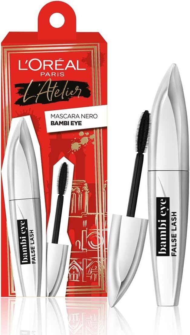 L'Oréal Paris, Mascara Nero Effetto Ciglia Finte, Bambi Eye, 9,4 ml