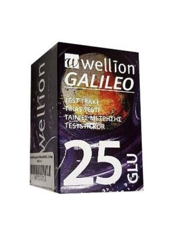 Galileo Glucose Test Strips Wellion 25 Strisce