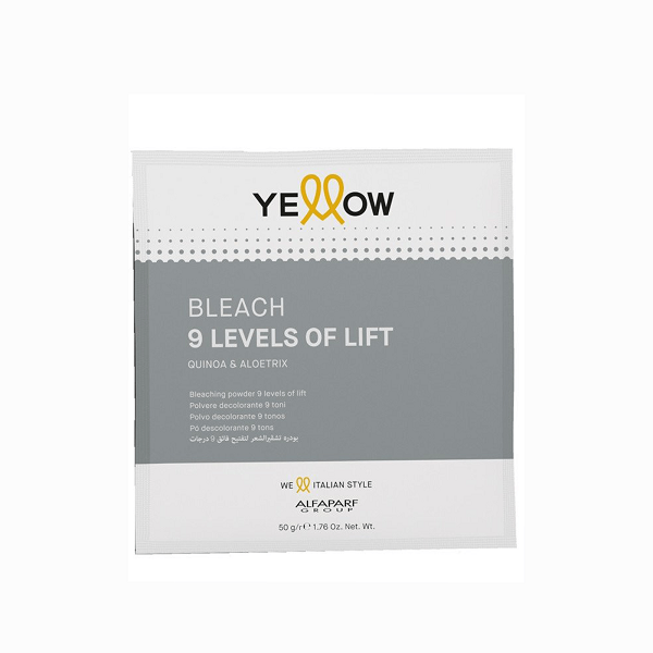YELLOW (Bleach 9 levels of lift) Polvere decolorante 9 toni 12x50gr
