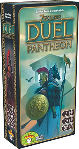 Repos Production , 7 Wonders Duel Pantheon Expansion, Board Game, Ages 10+, 2 Players, 30 Minutes Playing Time