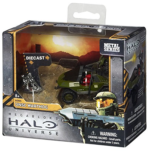 Mega Bloks - Halo Universe - Metal Series - 96995 - Unsc Warthog (Import Royaume Uni)