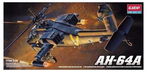 Academy -Modellino Elicottero Boeing Ah-64A Apache (Replaces Aca02138) (Aca12488) Scala 1:72