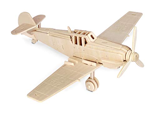 Quay Messerschmitt Bf 109 Woodcraft Kit Di Costruzione Fsc