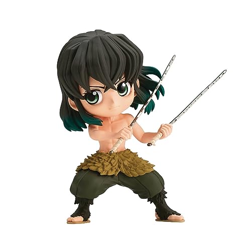 Banpresto Q Posket: Demon Slayer Kimetsu No Yaiba - Inosuke Hashibira Ⅱ (Ver.B) Figure (13Cm) (18456)