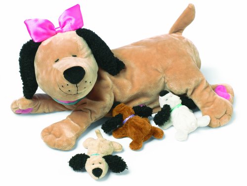 Manhattan Toy - Peluche, Cane Con I Suoi Cuccioli