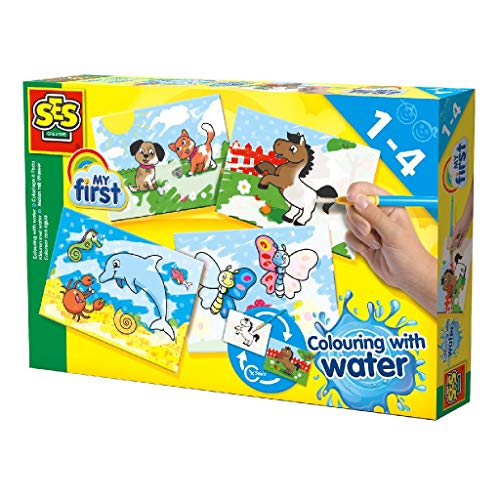 Ses-Creative- Colora Con L'Acqua, Multicolore, 14421