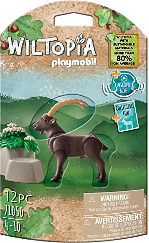 Playmobil 71050 Wiltopia Goat, Animal Toy, For Children 4-10, Sustainable Toy Animals, Goat Toy, Collectible Toy For Kids, Made Form 80% Recycled Mate