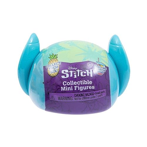 Grandi Giochi - Stitch Capsule Con Mini Personaggi Assortiti, Multicolore - Ttc01000