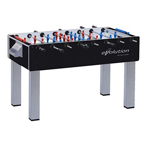 Garlando Calcio Balilla F-200 Evolution Con Aste Uscenti Nero/Argento
