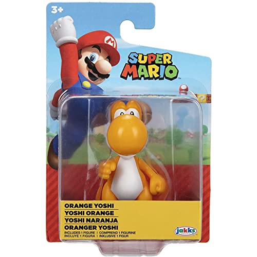 Super Mario Pers.6Cm Orange Yoshi 48850