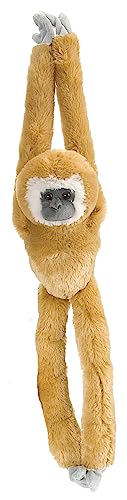 Wild Republic- Hanging Monkey Gibbone Dalla Mano Bianca, Colore, 15258