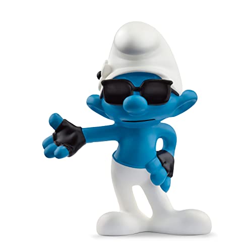 Schleich- Puffo Smurfs Vanity Smurf Uomo, Multicolore, 20842