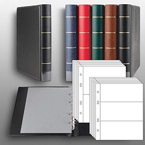 Prophila Luxus-Ringbinder With 20 Sleeves For 50 Banknotes