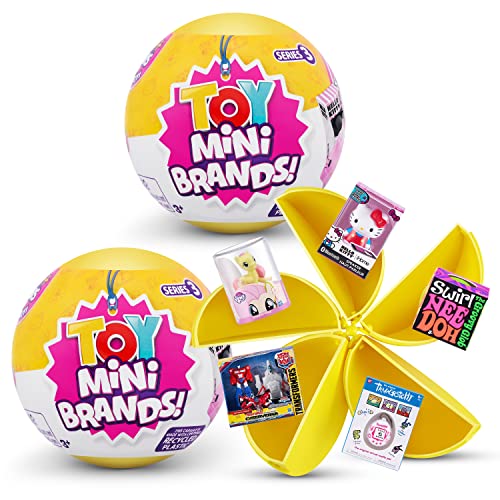 5 Surprise 5 Giocattoli A Sorpresa Mini Brands Series 3 Mystery Capsule Real Miniature Brands Giocattolo Da Collezione, Confezione Da 2