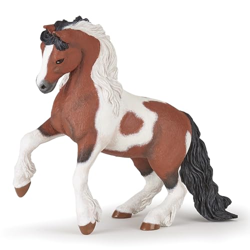 Papo -Dipinta A Mano- Figurina-Cavalli, Puledri E Pony-Cob Irlandese-51558-Collezione -Adatto A Bambini E Bambine - A Partire Dai 3 Anni Di Età