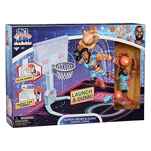 Famosa - Space Jam Super Dunks Giocattolo Campo Da Pallacanestro, Multicolore (700016841), Ragazzi E Ragazze Dai 4 Anni