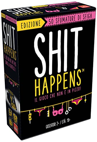 Shit Happens: 50 Sfumatore Di Sfiga, Gioco Divertente Per Feste, Dai Diciotto Anni In Su, Gioco Carte Hot, Party Game