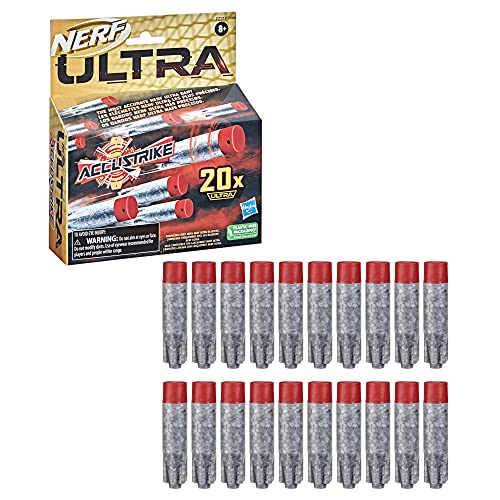 Hasbro Nerf Ultra - Confezione Di Ricarica Da 20 Dardi Nerf Ultra Accustrike (Compatibili Solo Con I Blaster Nerf Ultra)