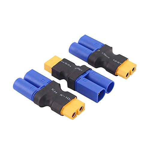Olirc 3Pcs Maschio Ec5 Losi A Femmina Xt60 Connettore Adattatore Per Batteria Lipo (C76-3)