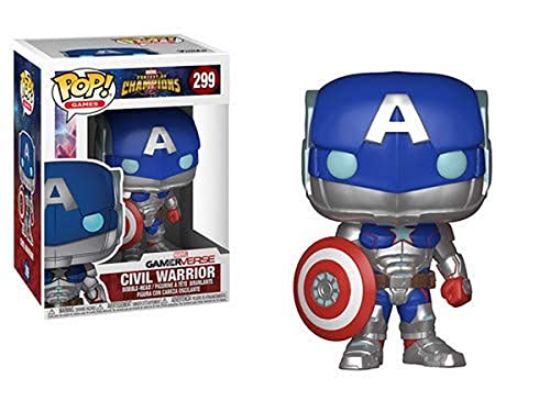 Funko Other Marvel-Contest Of Champions-Pop Vinyl Figure 299 Civil Warrior, 9 Cm, 26709
