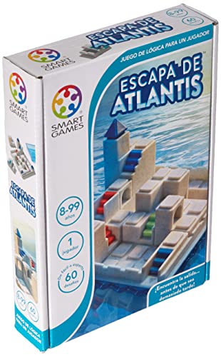 Smart Games Scappa Di Atlantis, Multicolore, Sg442Es, Small