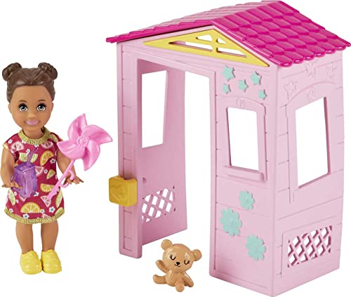 Mattel - Barbie Skipper Babysitters Inc. Toddler Girl Doll And Playhouse Playset