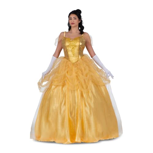 Viving Costume Principessa Bella Incantata L (Vestito, Guanti E Sottovesti)