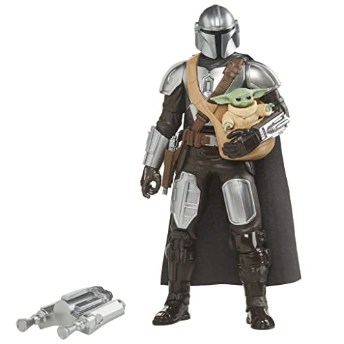 Star Wars - Galactic Action - The Mandalorian & Grogu - Figure Elettroniche Interattive Su Scala Da 30 Cm - Giochi Star Wars Per Bambini - Età: 4+