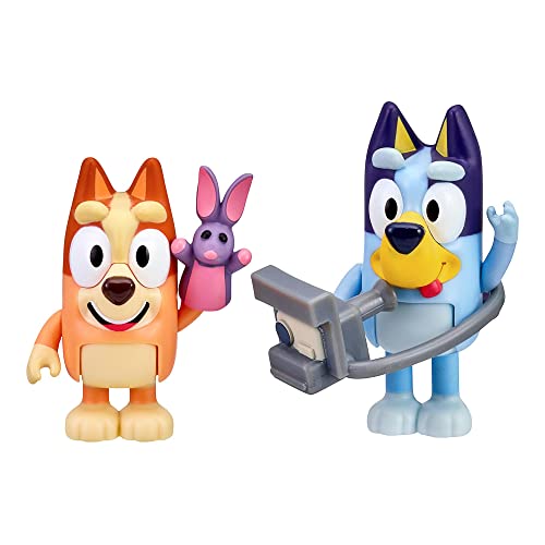 Giochi Preziosi Coppia Personaggi Bingo E Bluey Fotografo Con Macchina Fotografica E Pupazzo Come Accessori Per Bambini A Partire Da 3 Anni, Bly07200