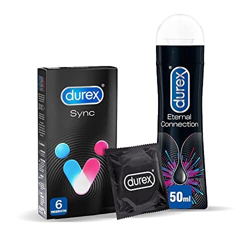Durex Sync 6 Profilattici + Durex Eternal Connection 50 ml