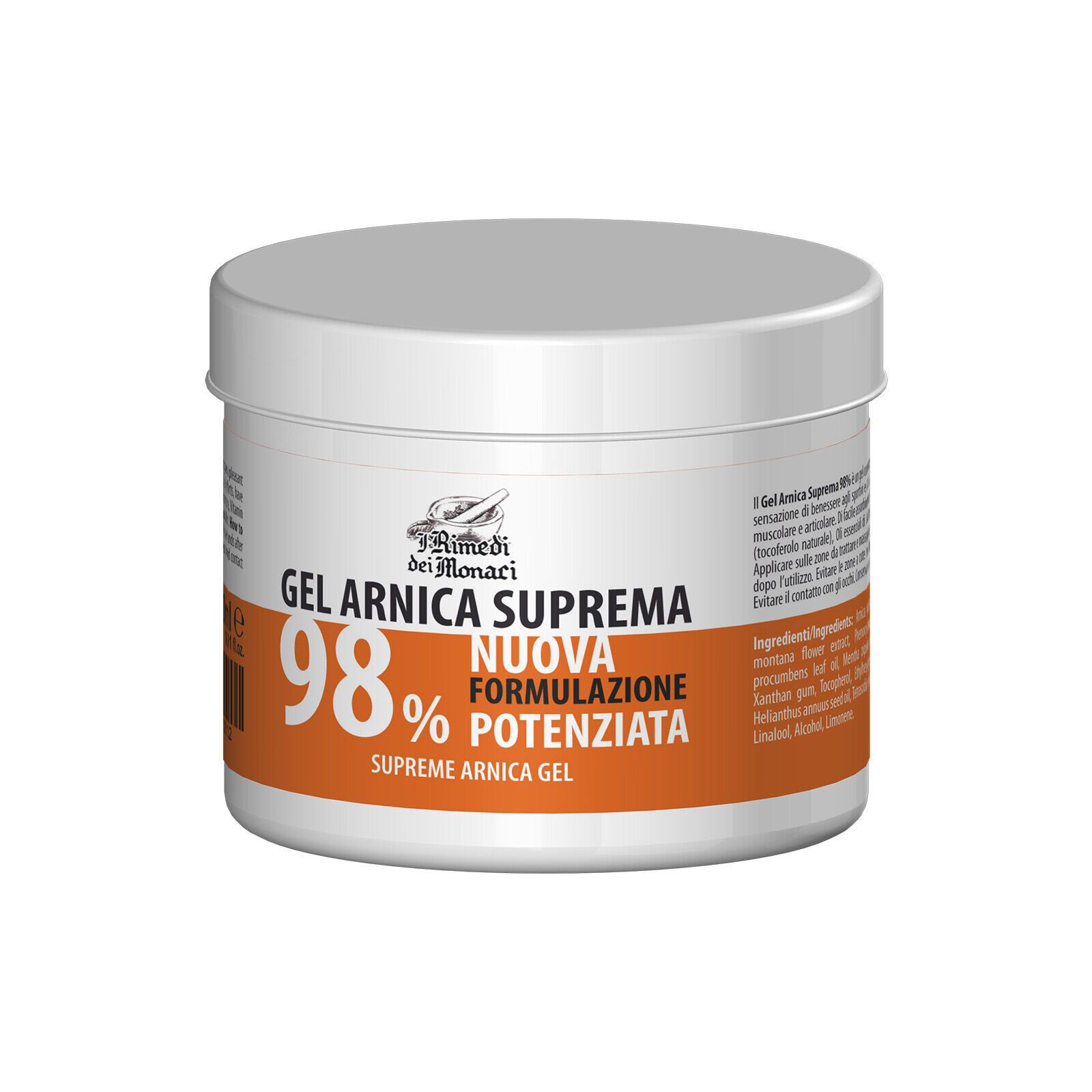 I Rimedi Dei Monaci Arnica Per Cavalli Uso Umano 98% 550 ML Crema Lenitiva