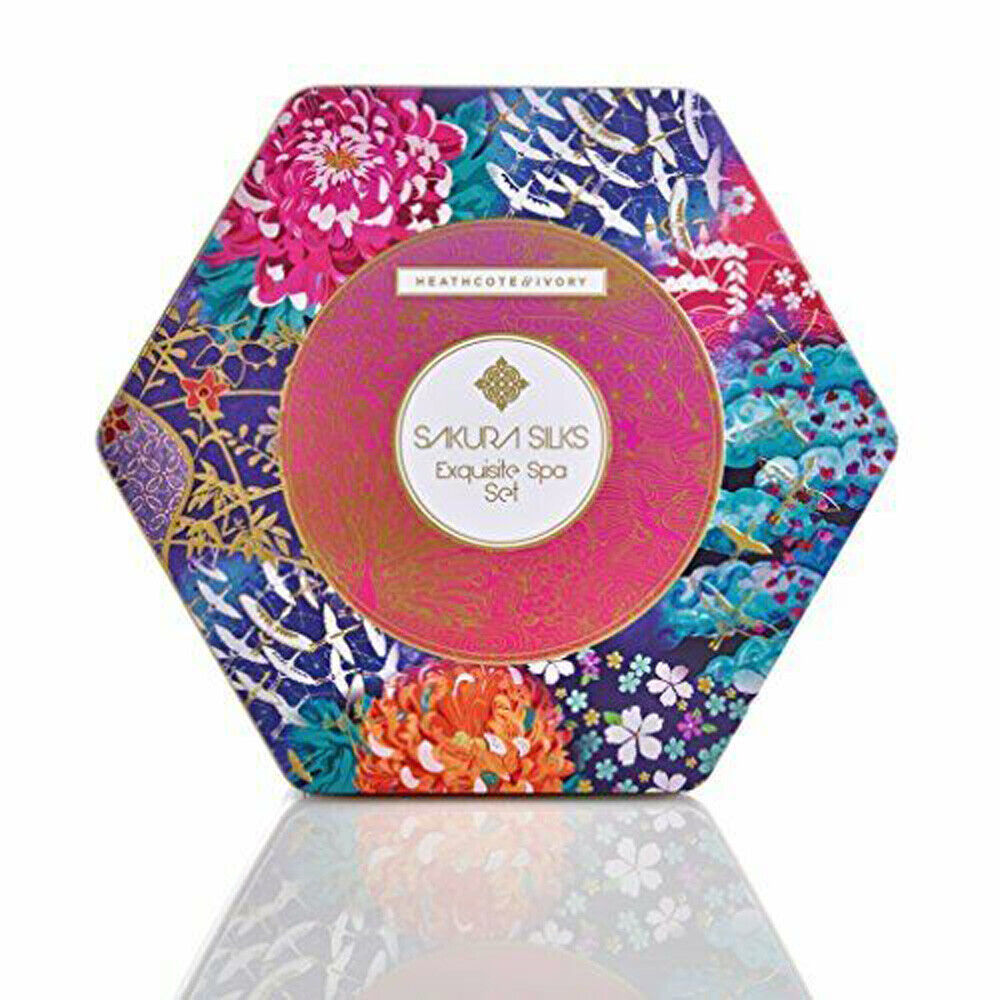 Heathcote & Ivory exquisite Sakura Silks spa set