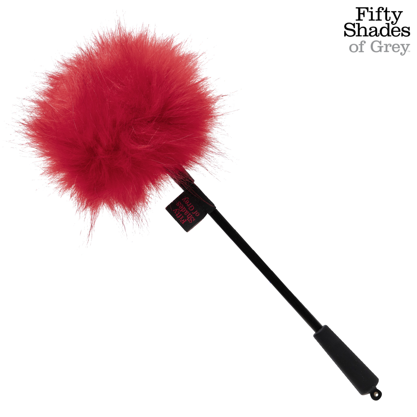 Solleticatore con Pom Pom di Morbide Piume Rosse Fifty Shades of Grey Bondage