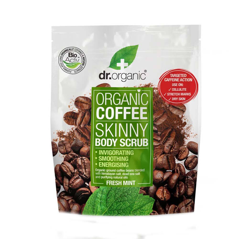 Dr. Organic Coffee - Skinny Body Scrub Scrub Corpo Alla Menta, 200g