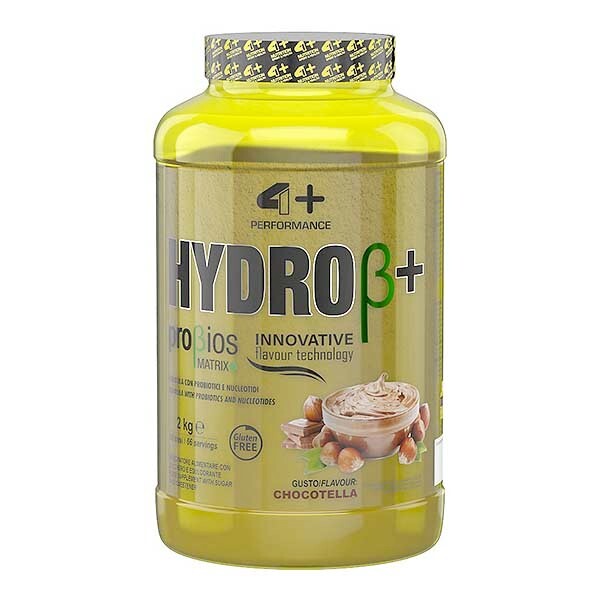 Hydro+ - 4+ Nutrition. Proteine idrolizzate Optipep® con probiotici da 1,8 kg