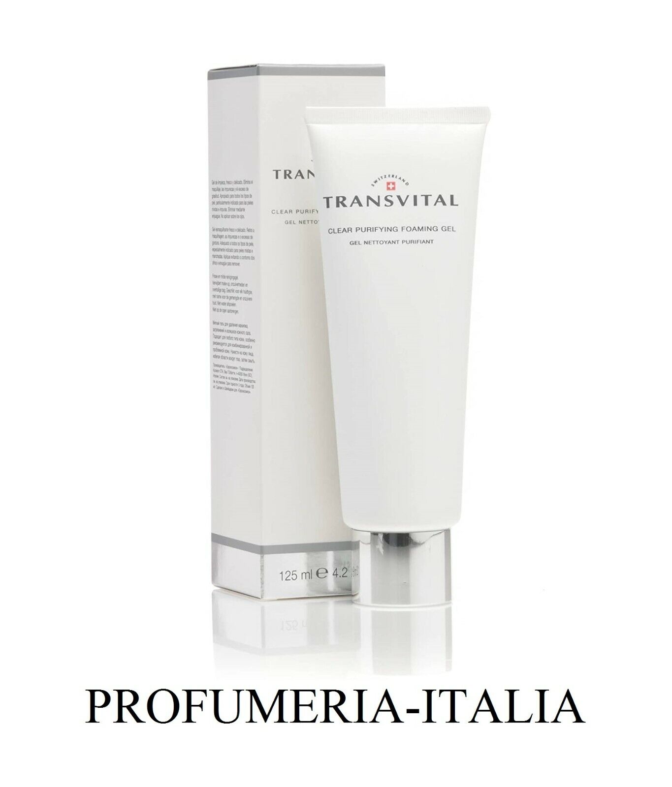 TRANSVITAL CLEAR PURIFYING FOAMING GEL Tubo 125 ml  Gel detergente