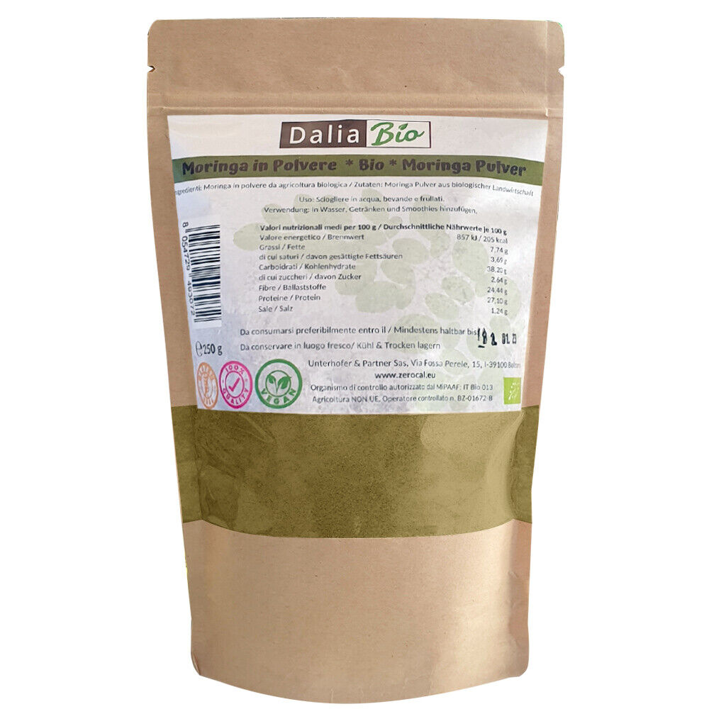 DALIA BIO MORINGA IN POLVERE BIO 250 GR