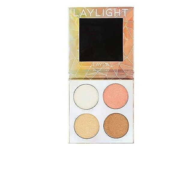 Layla Cosmetics Laylight Palette di 4 Illuminanti Layla Cosmetics, Finish Extra