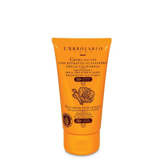 Crema Solare Protezione Molto Alta SPF50+ Viso Corpo 75ml L'Erbolario