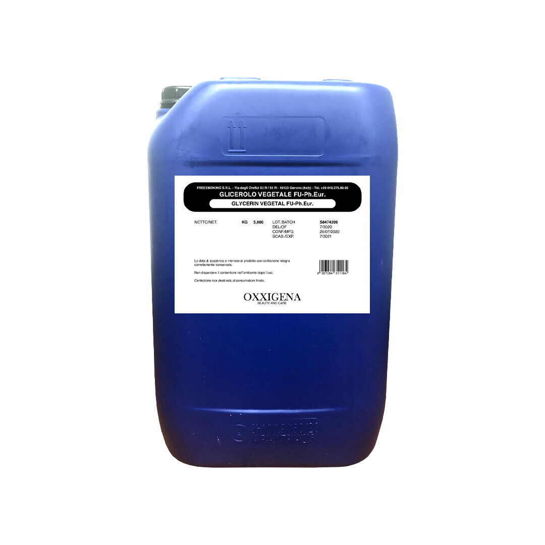 Glicerina Vegetale Liquida Oxxigena (Glicerolo) - F.U. PURA - 5 KG