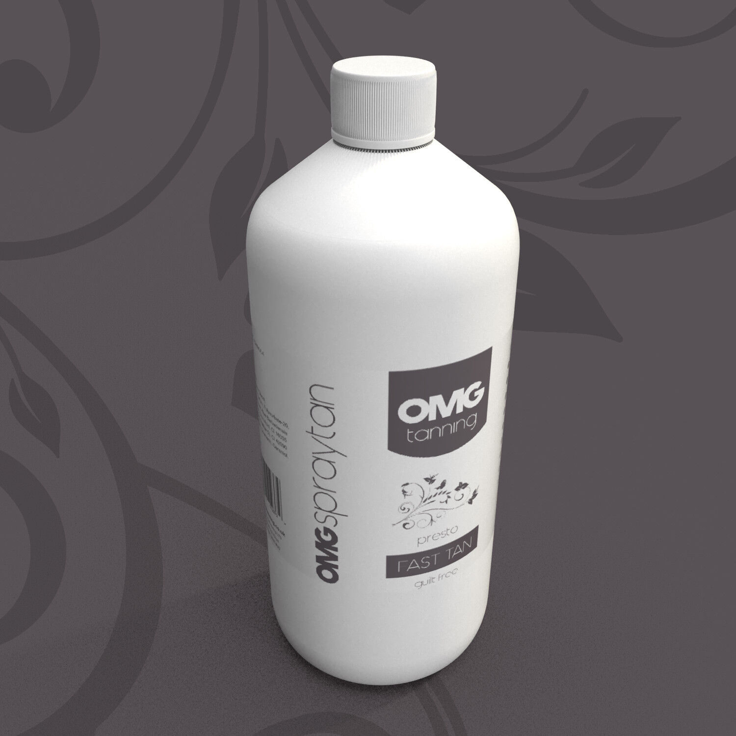 OMG Tanning Soluzione - 1000ml 'Presto' Rapido 60 Min Spray Marroncino Liquido -