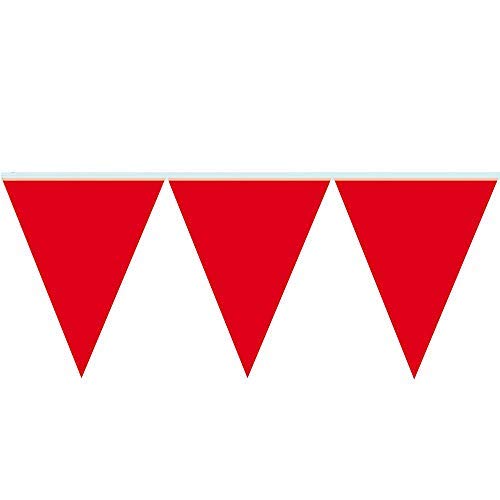 Givi Italia- Festone Di Bandierine, Colore Rosso, 10 M, 54003