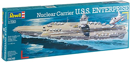 Revell- U.S.S. Enterprise Kit Di Modello, Scala 1:720, Multicolore, 05046
