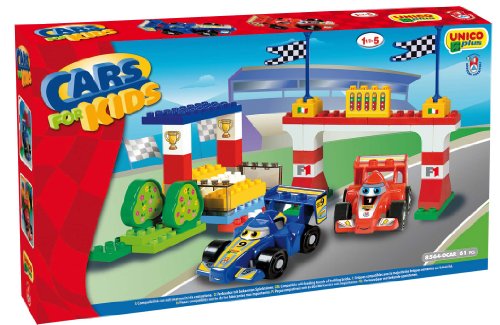 Costruzione Unico Cars For Kids-Autodromo F1 61Pz 8564