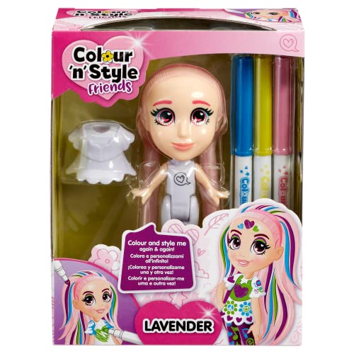 Goliath. Colour'N'Style Friends Lavender. Crea Un Look All'Infinito! Bambola A Personalizzare. Tempo Libero Creativo. A Partire Da 3 Anni.
